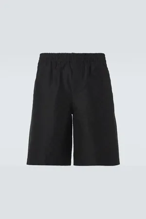 Gucci Short GG en coton et soie