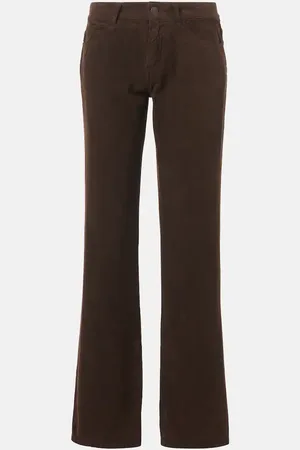The Row Pantalon droit Carlyl en coton