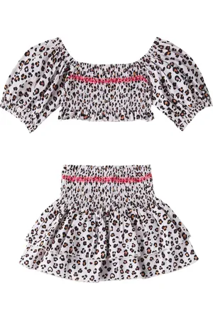 MONNALISA Set top et jupe en coton