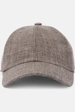 The Row Casquette Caspian en soie, lin et laine