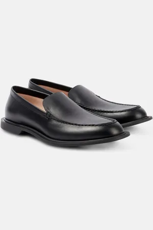 The Row Mocassins Nic en cuir