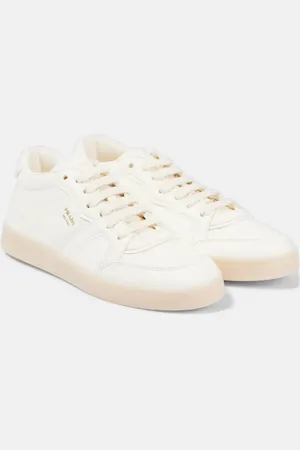 Prada Baskets en cuir à logo