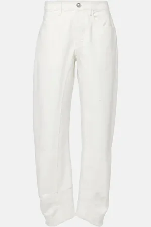 Jil Sander Jean tapered à taille mi-haute