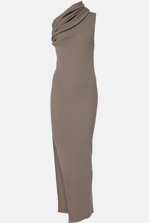 Rick Owens Robe longue asymétrique