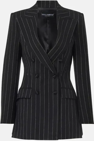 Dolce & Gabbana Blazer rayé en laine