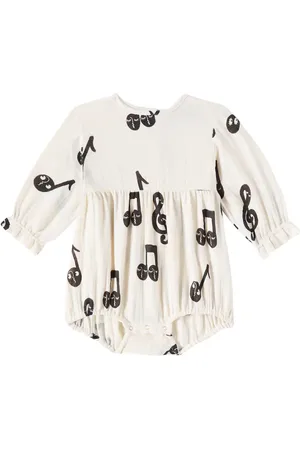 Mini Rodini Bébé – Grenouillère Notes en coton
