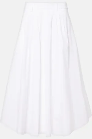 Dorothee Schumacher Jupe midi Poplin Power en coton mélangé