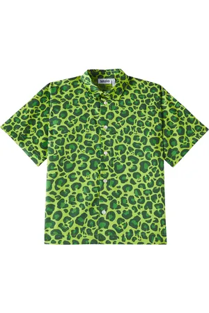 Molo Chemise Richie en coton à motif léopard