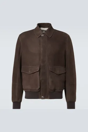 Brunello Cucinelli Veste bomber en daim