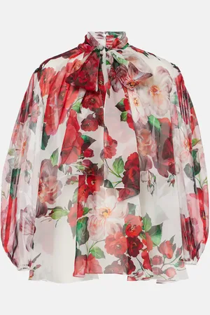 Dolce & Gabbana Blouse en soie à fleurs