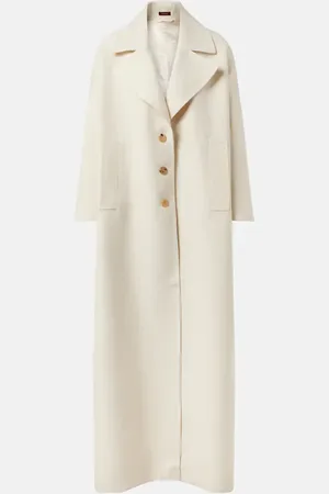 Gucci Manteau GG Jacquard en laine et soie
