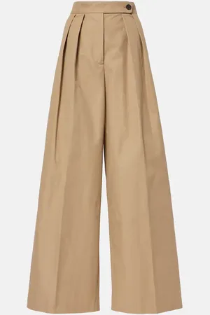 DRIES VAN NOTEN Pantalon ample à taille basse en coton