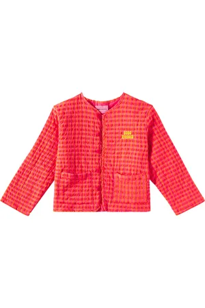 Bobo Choses Veste matelassée Vichy en coton mélangé