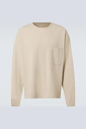 LEMAIRE T-shirt en coton et lin