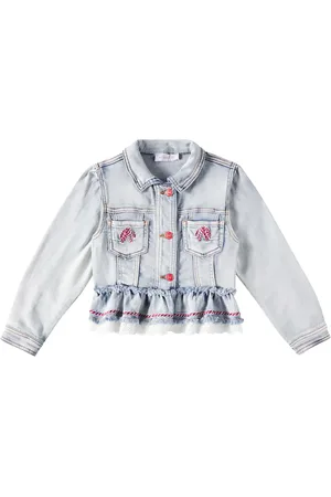 MONNALISA Veste en jean à volants