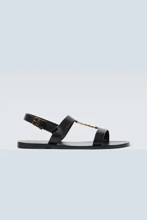 Saint Laurent Sandales Cassandre en cuir