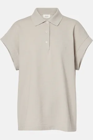 Saint Laurent Polo Cassandre en coton mélangé