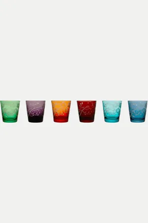 POLSPOTTEN Set de 6 verres tumbler Blossom