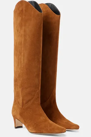 Staud Bottes Western Wally 55 en daim