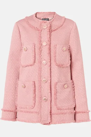 Dolce & Gabbana Veste DG en tweed de laine mélangée