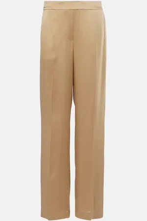Joseph Pantalon droit Tawa en satin de soie
