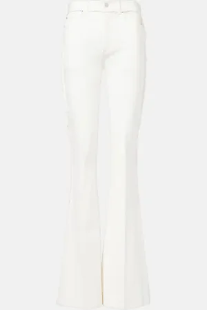 Alexander McQueen Jean bootcut à taille haute