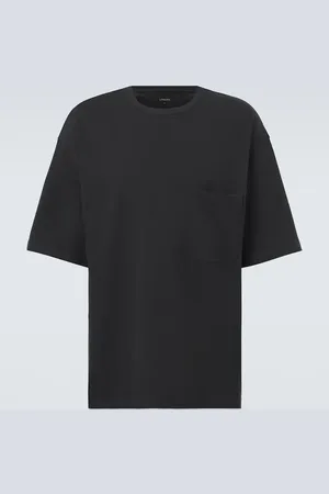 LEMAIRE T-shirt en coton et lin