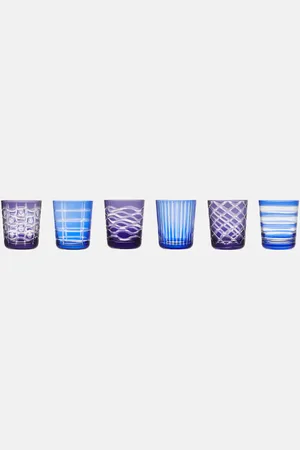 POLSPOTTEN Set de 6 verres tumblers Cobalt