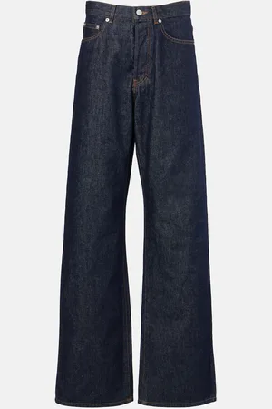 DRIES VAN NOTEN Jean droit à taille haute