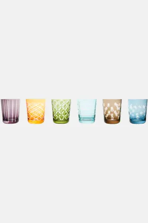 POLSPOTTEN Set de 6 verres tumblers Cuttings
