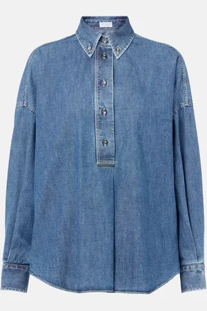 Brunello Cucinelli Blouse en jean