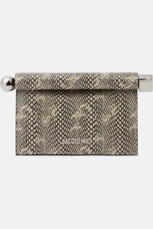 Jacquemus Pochette Rond Carré Small en cuir