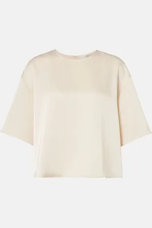 Leset T-shirt oversize Barb en satin