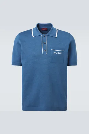 Gucci Polo en soie et coton