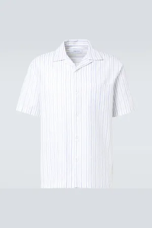 Alexander McQueen Chemise rayée en coton
