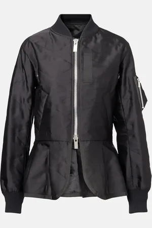 SACAI Veste matelassée en satin