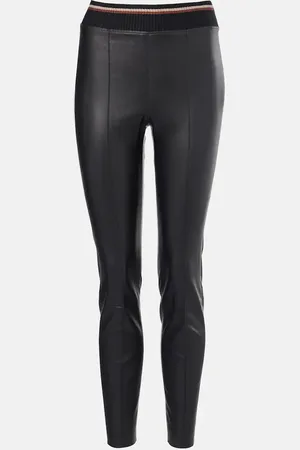 Brunello Cucinelli Pantalon slim en cuir