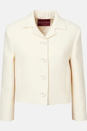 Gucci Veste GG en laine et soie
