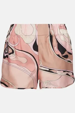 Puccini Short Orchidee en soie
