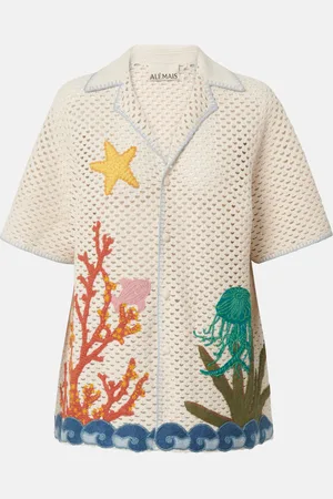 ALÉMAIS Alémais Chemise Splash brodée en coton