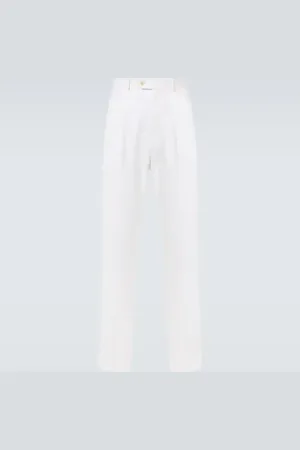 Dunhill Pantalon droit en coton