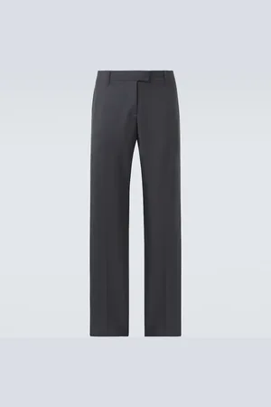 Miu Miu Pantalon droit en mohair et laine