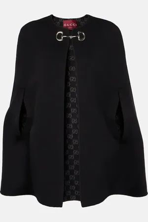Gucci Cape Horsebit en laine et soie