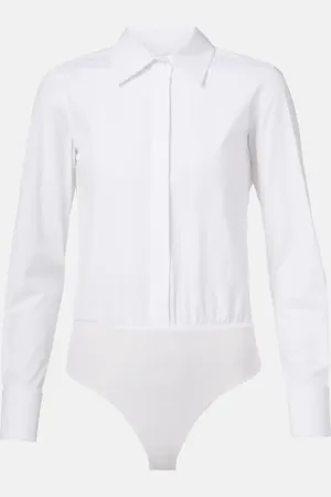 Max Mara Body Angora en coton mélangé
