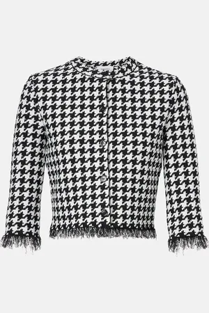 Alexander McQueen Cardigan à carreaux