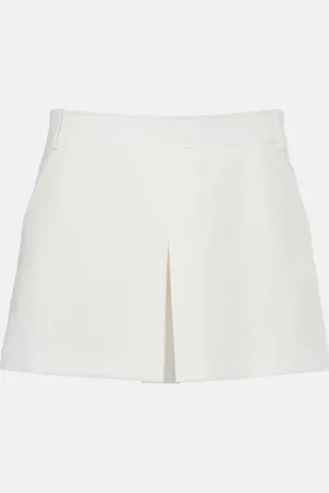 Tom Ford Jupe-short en coton et soie mélangés