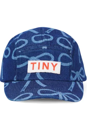Tiny Cottons Casquette Bows imprimée en jean