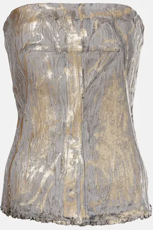 Rick Owens Top bustier en jean