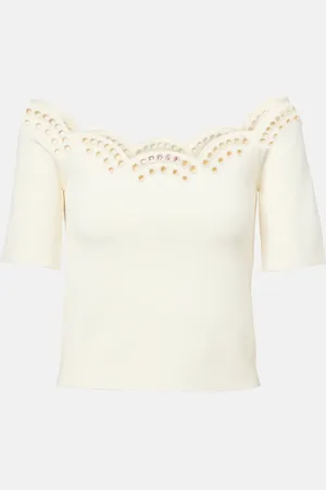 Altuzarra Top Mosy à encolure bardot