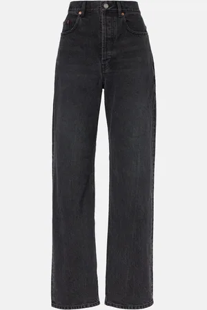 Saint Laurent Jean ample à taille haute